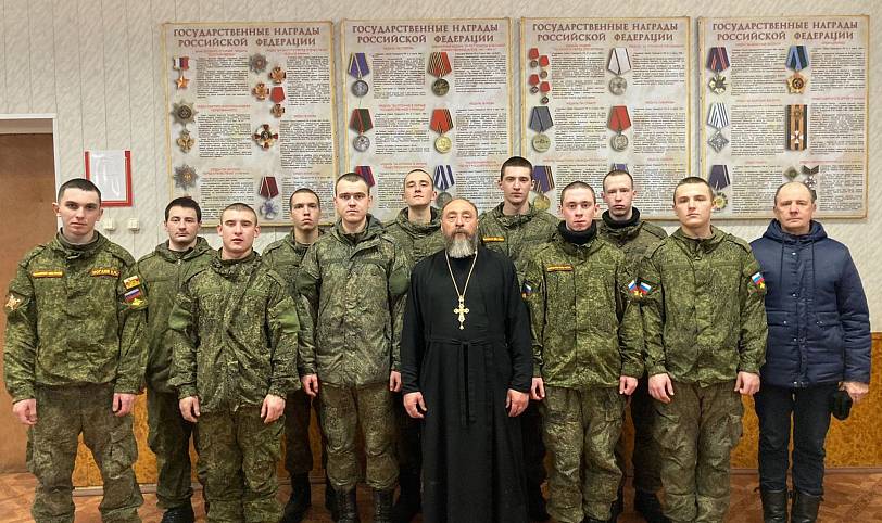 Посещение воинской части в Павловском Посаде