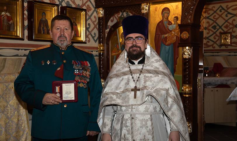 Освящение придела Нерукотворного образа в Князь-Владимирском храме