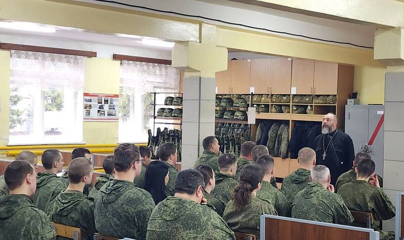 Духовная беседа в воинской части №43856 Воздушно-космических сил