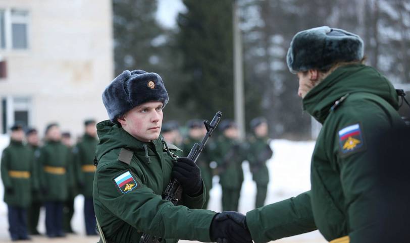 Присяга в войсковой части 28289