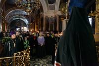 Чтение Великого покаянного канона преподобного Андрея Критского в Никольском храме г. Лосино-Петровский