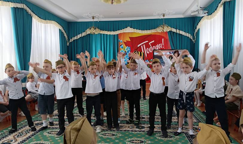 День Победы в дошкольном отделении павлово-посадской средней школы №14