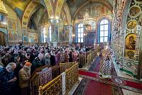 Архиерейское богослужение в Троицком соборе города Щёлково