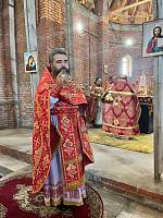 Праздник отдания Пасхи в Михаило-Архангельском храме деревни Давыдово