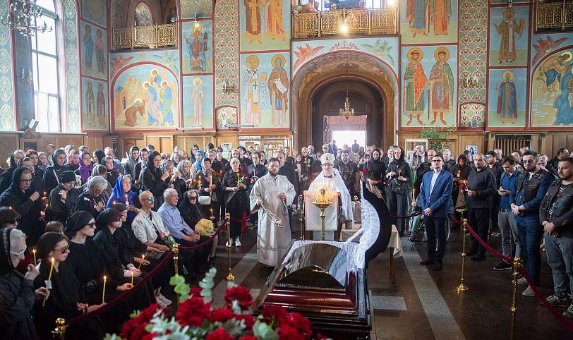 Отпевание модельера Егора Зайцева в Щёлкове