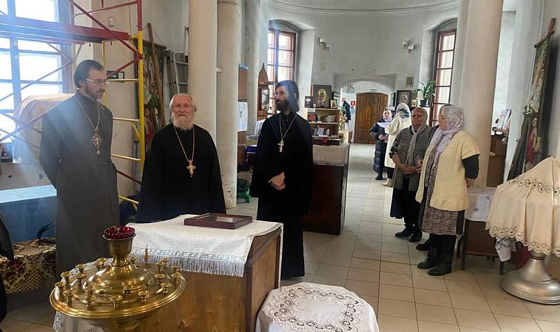 Рабочий визит благочинного Щёлковского церковного округа в Казанский храм деревни Богослово